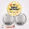 Happy Birthday Emoji Foil Balloon Bouquet