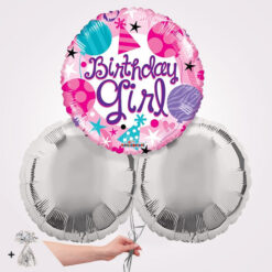 Birthday Girl Foil Balloon Bouquet