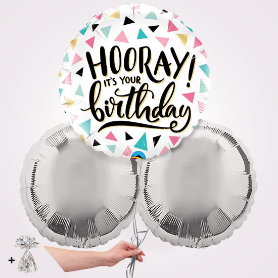 Hooray! It's Your Birthday Foil Balloon Bouquet