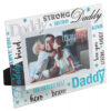 Cheerful Glass Photo Frame Daddy