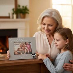 Grandchildren Photo Frame With Heart