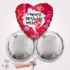 Happy Birthday With Love Foil Balloon Bouquet