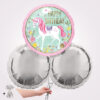 Magical Unicorn Happy Birthday Foil Balloon Bouquet