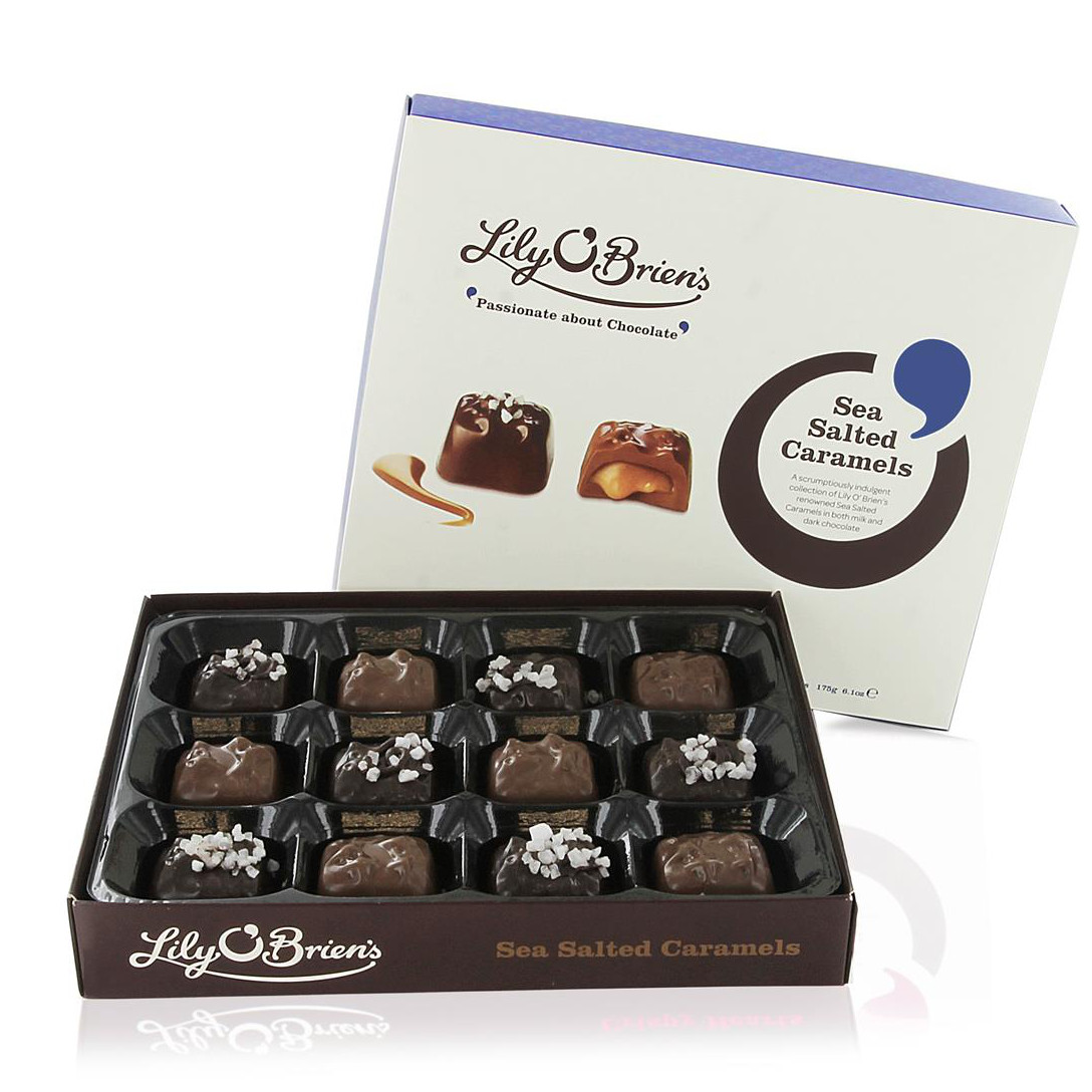 Sea Salted Caramel, Milk & Dark Chocolate Collection, 175g