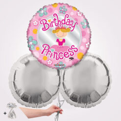 Birthday Princess Birthday Foil Balloon Bouquet