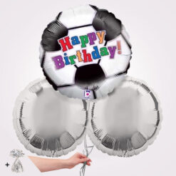 Soccer Happy Birthday Foil Balloon Bouquet