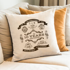 X Year Anniversary Cushion (40x40)
