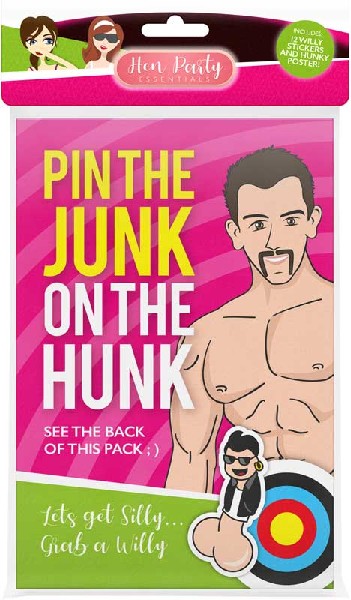 Pin The Junk on the Hunk Game