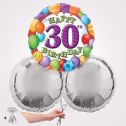 30th Birthday Foil Balloon Bouquet