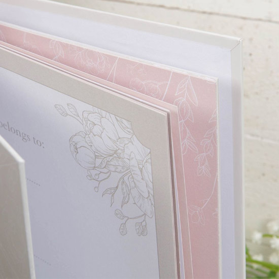 Ring Bound Wedding Journal Our Wedding Journey - Image 3