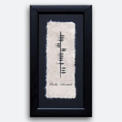 Failte Welcome Ogham