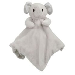 Personalised Grey Baby Elephant Comforter