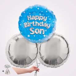 Happy Birthday Son Foil Balloon Bouquet