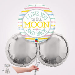 I Love You To The Moon & Back Foil Balloon Bouquet