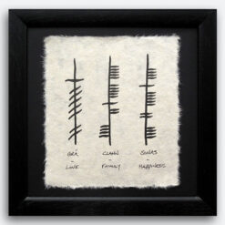 Love Family Happiness Ogham Small