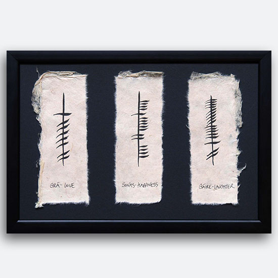 Love Happiness Laughter Ogham