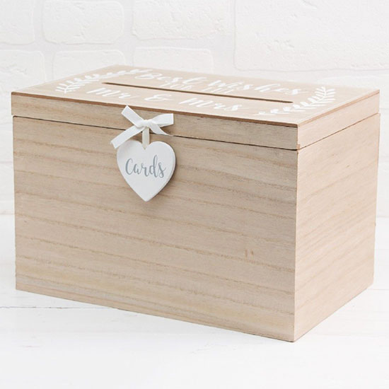 Love Story Best Wishes For The New Mr & Mrs Wedding Card Box