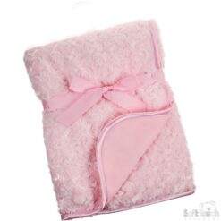 Luxury Pink Rise Baby Fleece Blanket
