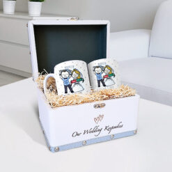 Our Wedding Keepsake Box With GAA mugs (Customisable)