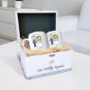 Our Wedding Keepsake Box With Married and Happy Mugs (Customisable)