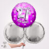 21st Happy Birthday Sparkle Pink Foil Balloon Bouquet