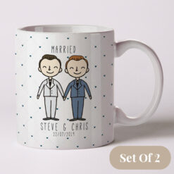 Two Guys Wedding Mugs