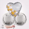 Happy Anniversary Heart Foil Balloon Bouquet