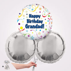 Happy Birthday Grandad Foil Balloon Bouquet