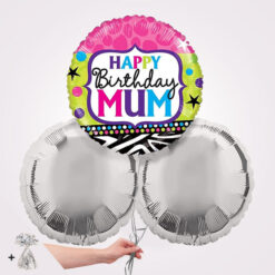 Happy Birthday Mum Foil Balloon Bouquet