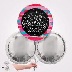 Happy Birthday Sister Foil Balloon Bouquet