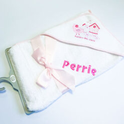Girls Bathtime Baby Hooded Towel