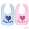 “I Love Daddy” Cotton Bib