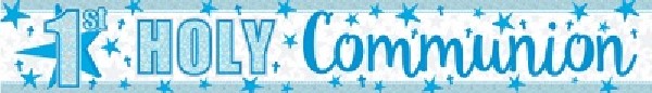 2.7M Blue Communion Banner