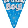 3.9M Birthday Blue Party Bunting
