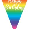 3.9M Rainbow Birthday Party Bunting