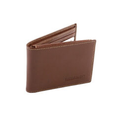 HARVEY MAKIN® Gents Brown Wallet With Embossed Logo