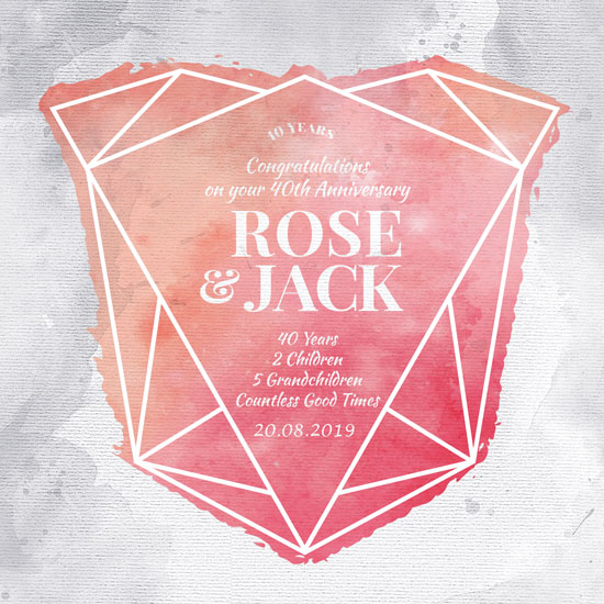 Anniversary Stone Framed Print