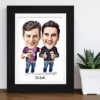 2 Guys Caricature 2 (full body)