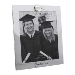 Two Tone Silver Plated Graduation Photo Frame