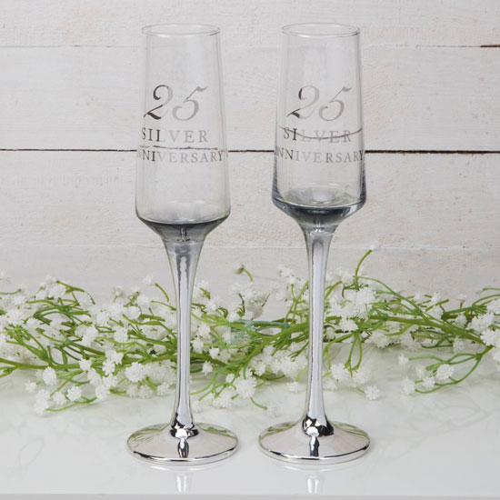 25th Anniversary Straight Flute Set of 2