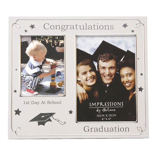 Double Picture Graduation Frame