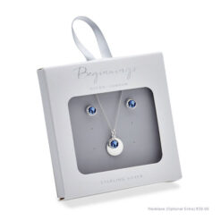 December Stud Earrings w necklace