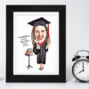 Graduation Caricature For Her