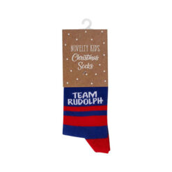 Kid's Novelty Christmas Socks - Team Rudolph