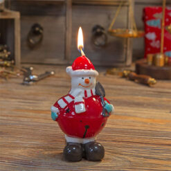 Snowman Novelty Candle - 11cm