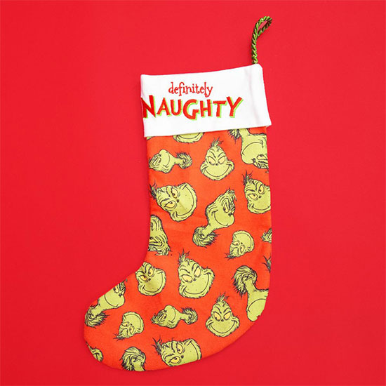 The Grinch Naughty Christmas Stocking