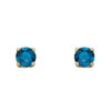 December birthstone - Gold stud earrings