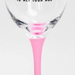 Ah Happy Day!60th Wine Glass