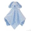 Baby Bunny Blue Satin & Fleece Teddy Comforter