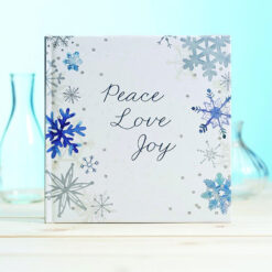 Hardcover Gift Book 56 Pages - Peace Love Joy